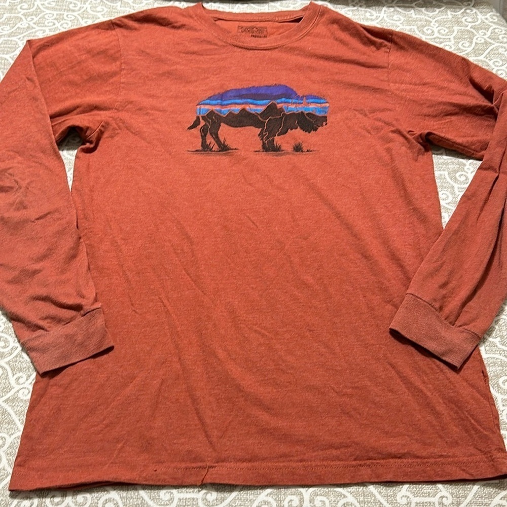 mens patagonia shirt sz small long sleeve
